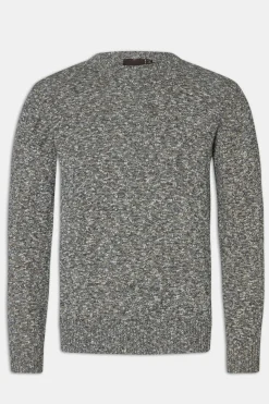 Regular Fit Roundneck Melange Sweater