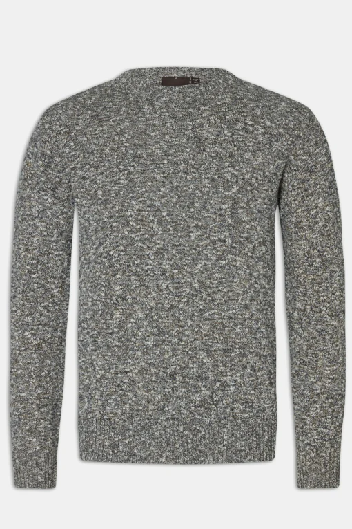 Regular Fit Roundneck Melange Sweater