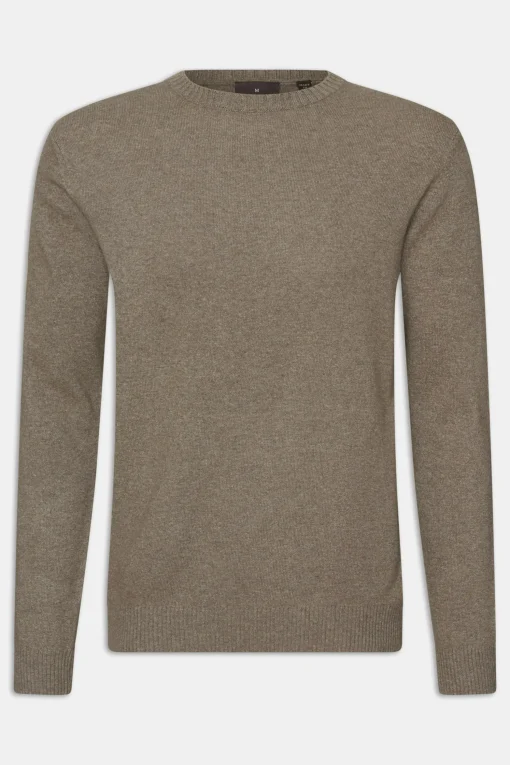 Regular Fit Roundneck Soft Wool Cashmere Sweater