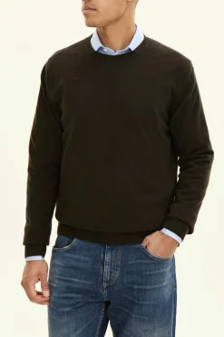 Regular Fit Roundneck Soft Wool Cashmere Sweater