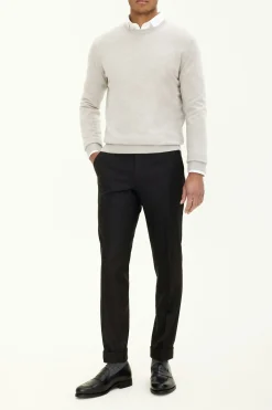 Regular Fit Roundneck Soft Wool Cashmere Sweater