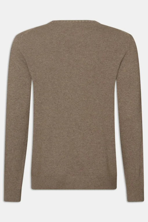 Regular Fit Roundneck Soft Wool Cashmere Sweater