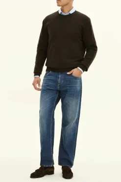 Regular Fit Roundneck Soft Wool Cashmere Sweater