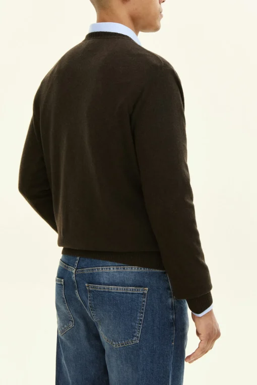 Regular Fit Roundneck Soft Wool Cashmere Sweater