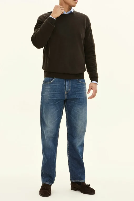 Regular Fit Roundneck Soft Wool Cashmere Sweater