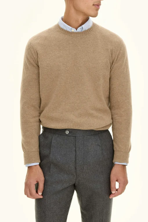 Regular Fit Roundneck Wool Blend Sweater