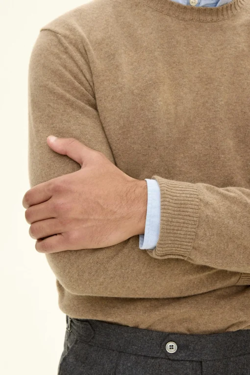 Regular Fit Roundneck Wool Blend Sweater
