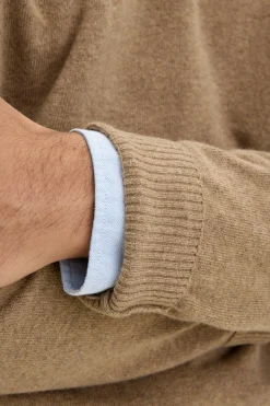 Regular Fit Roundneck Wool Blend Sweater