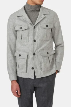 Regular Fit Safari Flanell Overshirt
