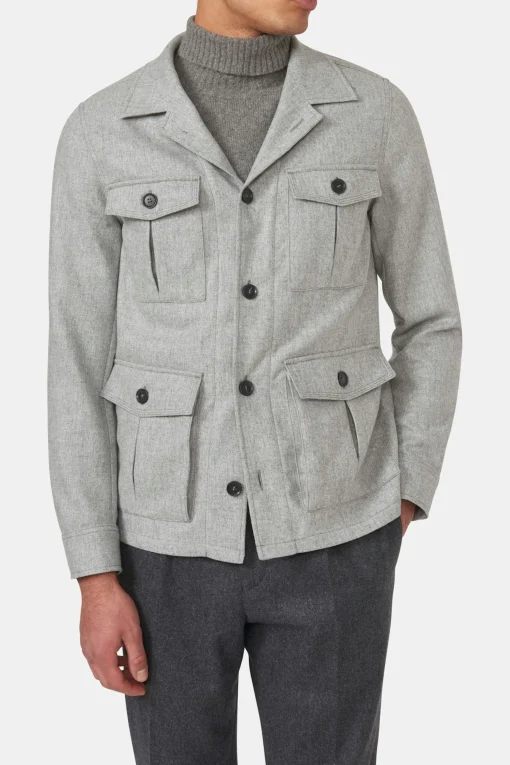 Regular Fit Safari Flanell Overshirt