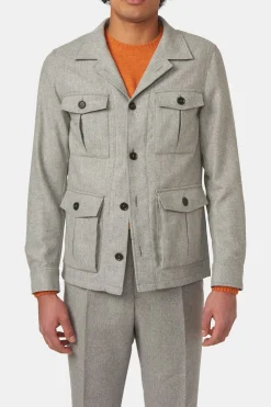 Regular Fit Safari Flanell Overshirt
