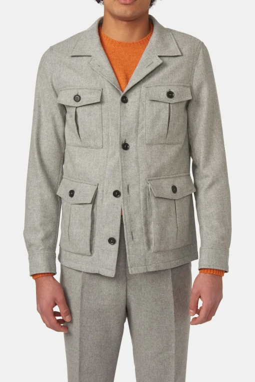 Regular Fit Safari Flanell Overshirt