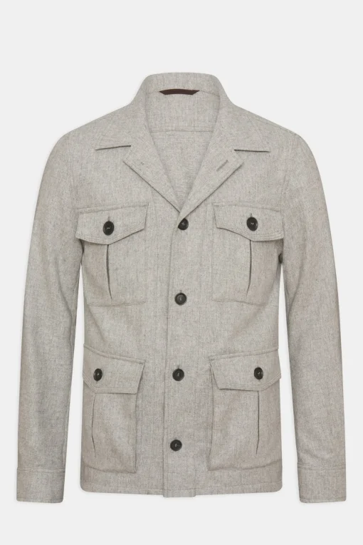 Regular Fit Safari Flanell Overshirt
