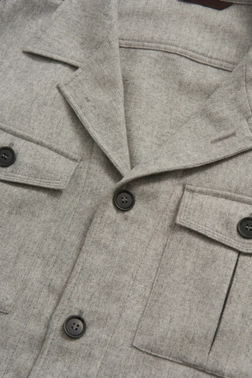 Regular Fit Safari Flanell Overshirt