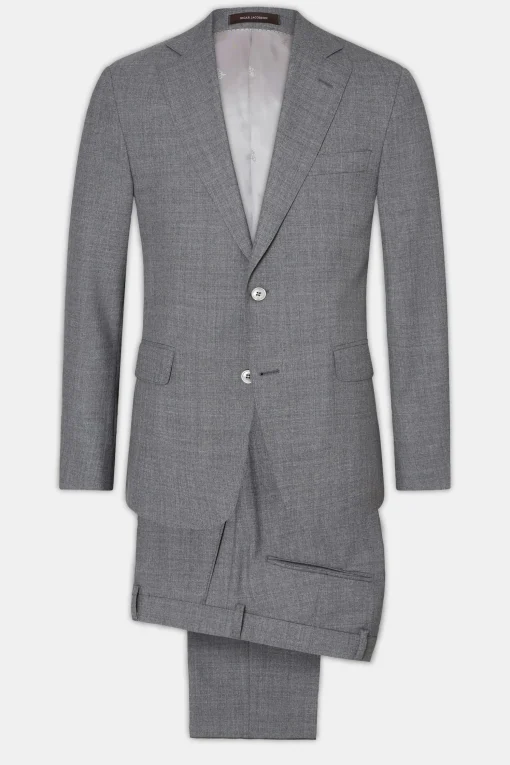 Regular Fit Sharkskin Suit