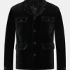 Regular Fit Shirt Jacket Velvet