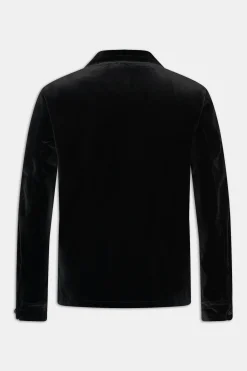 Regular Fit Shirt Jacket Velvet