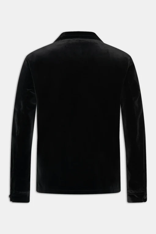 Regular Fit Shirt Jacket Velvet