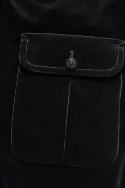 Regular Fit Shirt Jacket Velvet