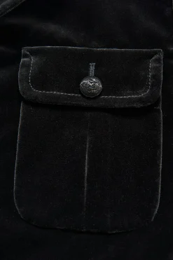 Regular Fit Shirt Jacket Velvet