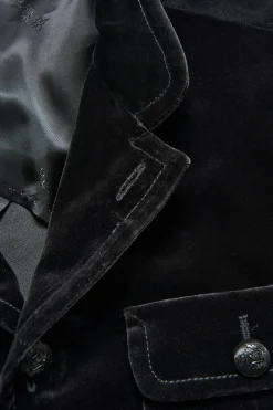 Regular Fit Shirt Jacket Velvet