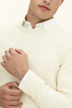 Regular Fit Soft Wool Cashmere Roundneck Sweater