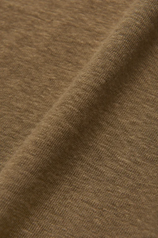 Regular Fit Stretch Linen Poloshirt