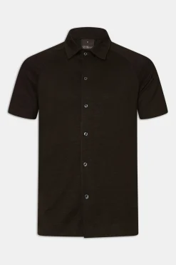 Regular Fit Stretch Linen Poloshirt