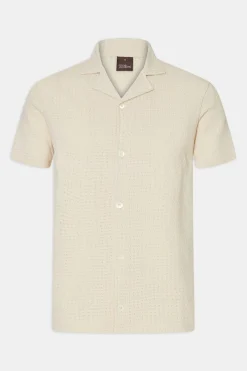 Regular Fit Structured Cotton Shirt