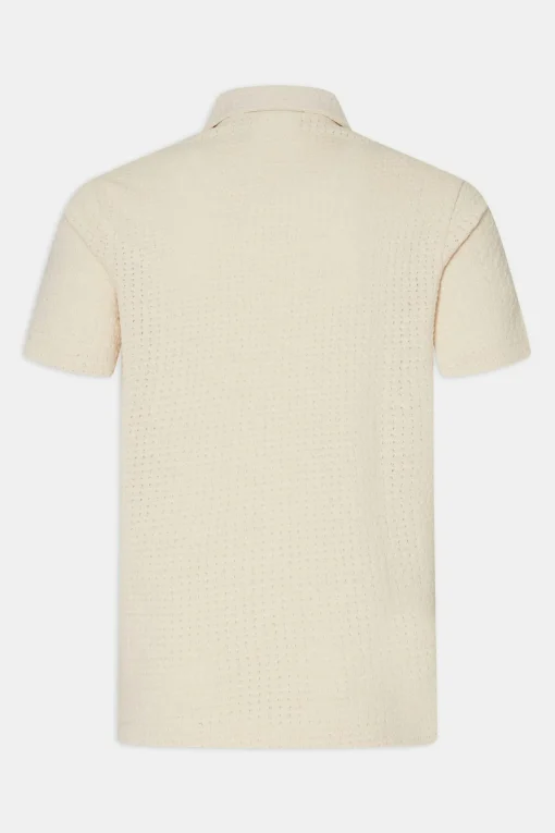 Regular Fit Structured Cotton Shirt