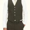 Regular Fit Tropical Wool Waistcoat