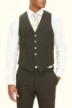 Regular Fit Tropical Wool Waistcoat