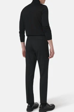 Regular Fit Tropical Wool Trousers