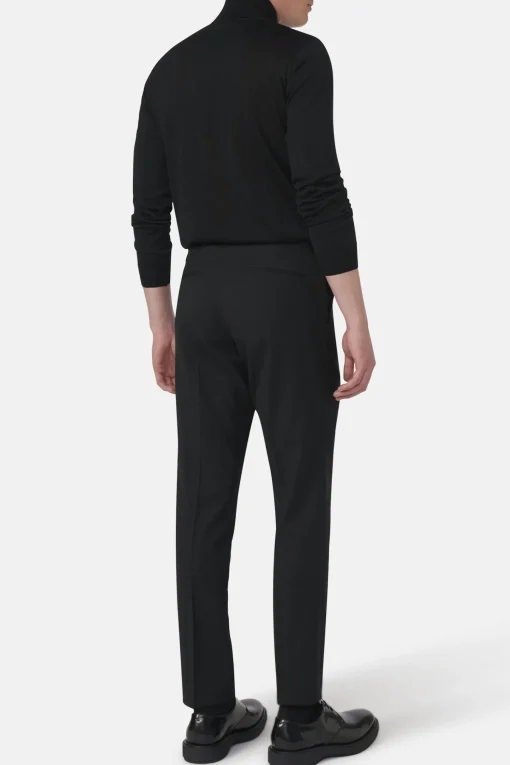 Regular Fit Tropical Wool Trousers