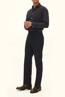 Regular Fit Tropical Wool Trousers