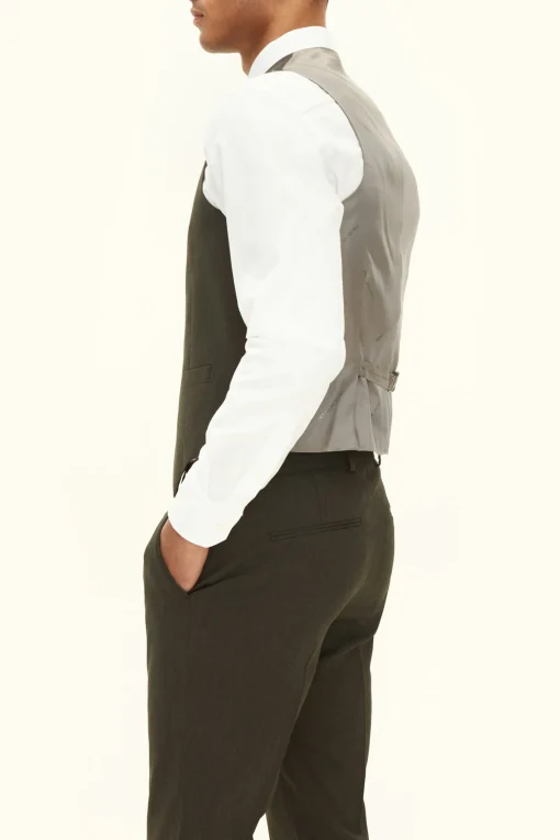 Regular Fit Tropical Wool Waistcoat