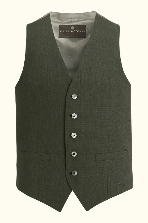 Regular Fit Tropical Wool Waistcoat