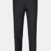 Regular Fit Tuxedo Microstructure Trousers