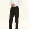 Regular Fit Tuxedo Microstructure Trousers