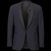 Regular Fit Tuxedo Microstructure Blazer