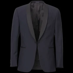 Regular Fit Tuxedo Microstructure Blazer