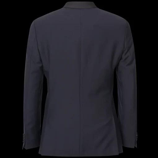 Regular Fit Tuxedo Microstructure Blazer