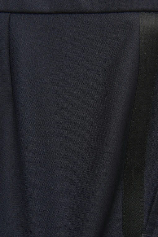 Regular Fit Tuxedo Microstructure Trousers