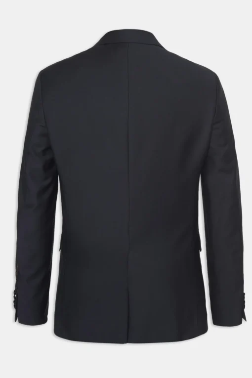 Regular Fit Tuxedo Microstructure Blazer
