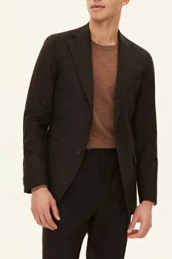 Regular Fit Tweed Herringone Blazer