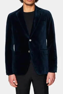 Regular Fit Velvet Blazer