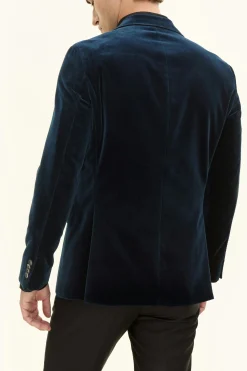 Regular Fit Velvet Blazer