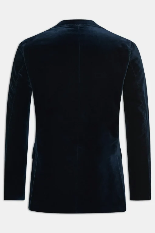 Regular Fit Velvet Blazer