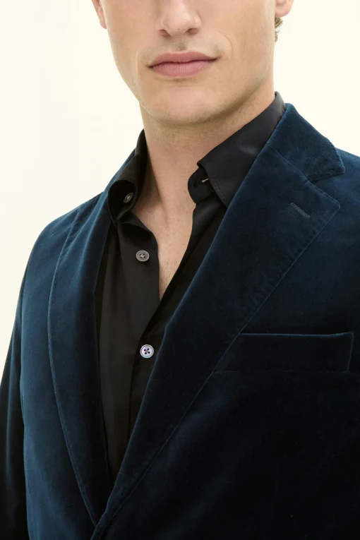 Regular Fit Velvet Blazer