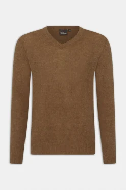 Regular Fit V-neck Soft Knit Sweater